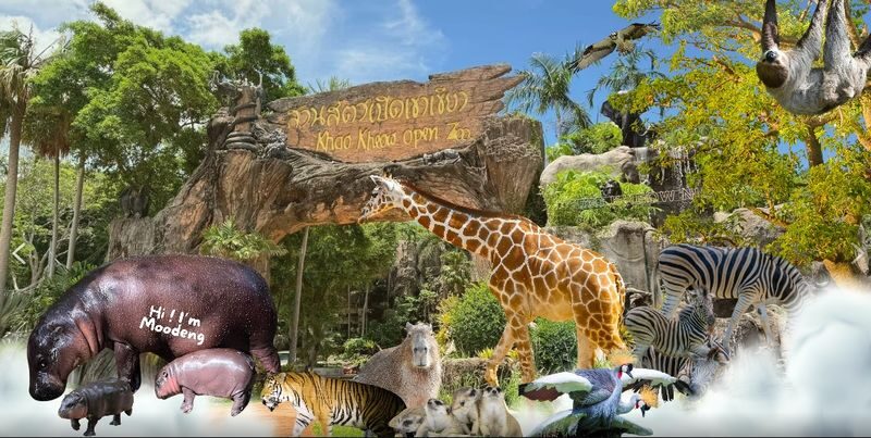 Day Tour Khao Kheaw Open Zoo From Pattaya or Bangkok by TTD GLOBAL - A wildlife park built for a full day