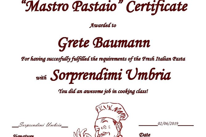 Day Trip: Pasta Cooking Class With Lunch & Visit of Rasiglia - Additional Information