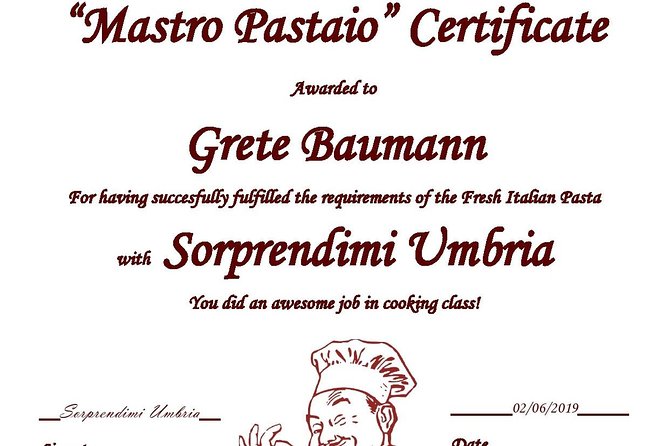 Day Trip: Pasta Cooking Lab With Lunch & Perugia Guided Tour - The Sum Up