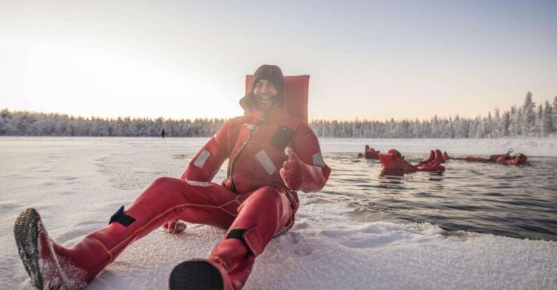 Daytime Ice Floating Rovaniemi, Frozen Lake Experience - Good To Know