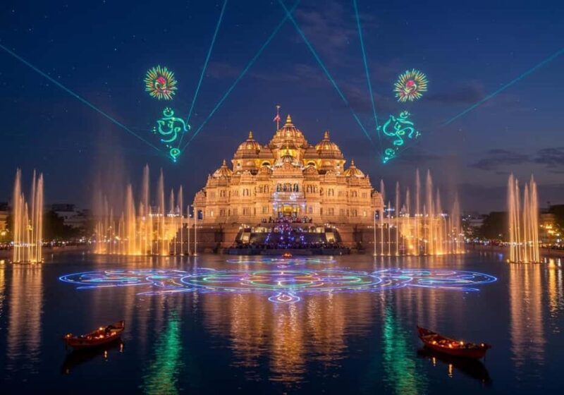 Delhi: Akshardham Light & Water Show Private Tour w/ Options - Good To Know