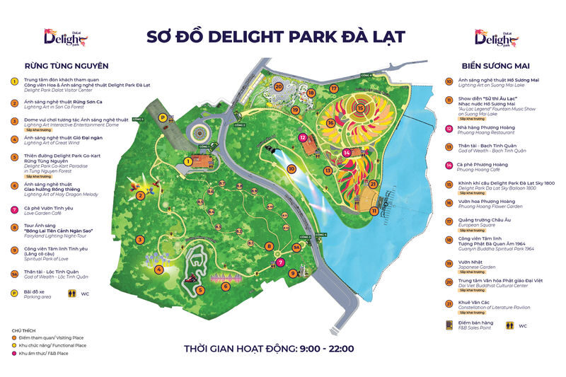Delight Park Ticket in Dalat - Practical details that can save a wasted trip