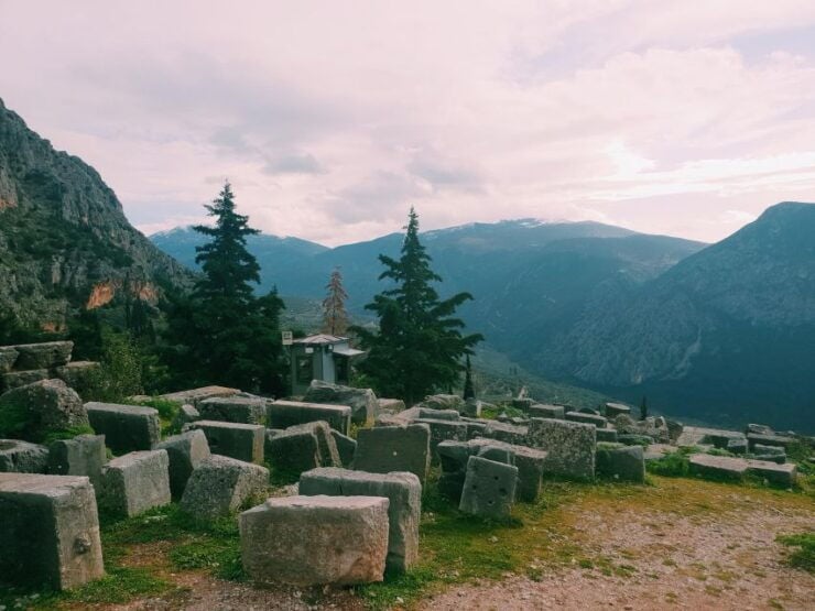 Delphi: a Self-Guided Tour Exploring the Archaeological Site - Site Overview and Divisions