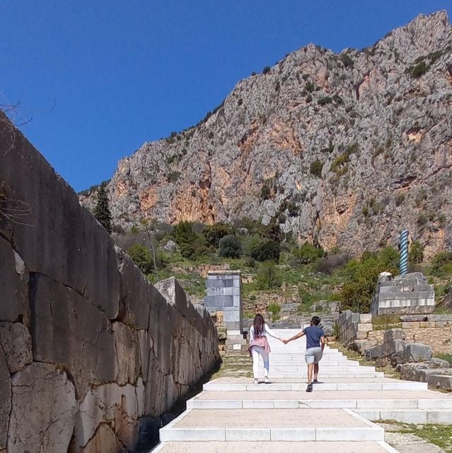 Delphi and Monastery of Hosios Loukas Family Day Tour - Delphi Oracle of Apollo