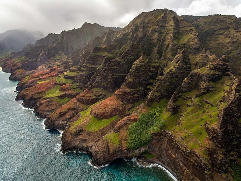 Deluxe Waterfall Safari Helicopter Experience in Kauai - Waterfalls tucked into Waialeale Crater