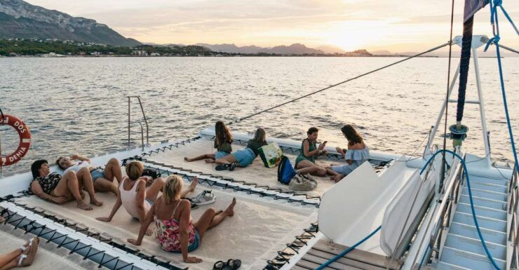 Dénia: Sunset Sailing Catamaran Cruise - Experience