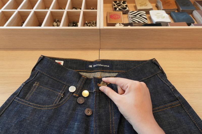 Denim Jeans Making Workshop in Tokyo - Choose your denim in Harajuku