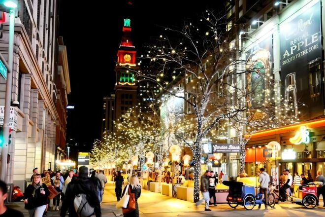 Denver Holiday Lights & Sights Walking Tour - Tour Description