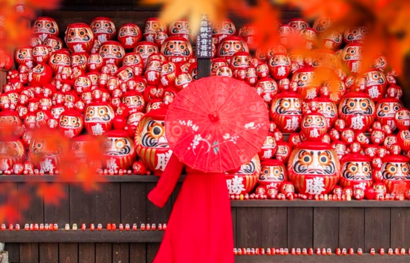(Departing from Osaka) Katsuo-ji Temple Daruma Prayer + Miyama Thatched Village + Kyoto Arashiyama Bamboo Forest + Nonomiya Shrine One-Day Tour - The day at a glance