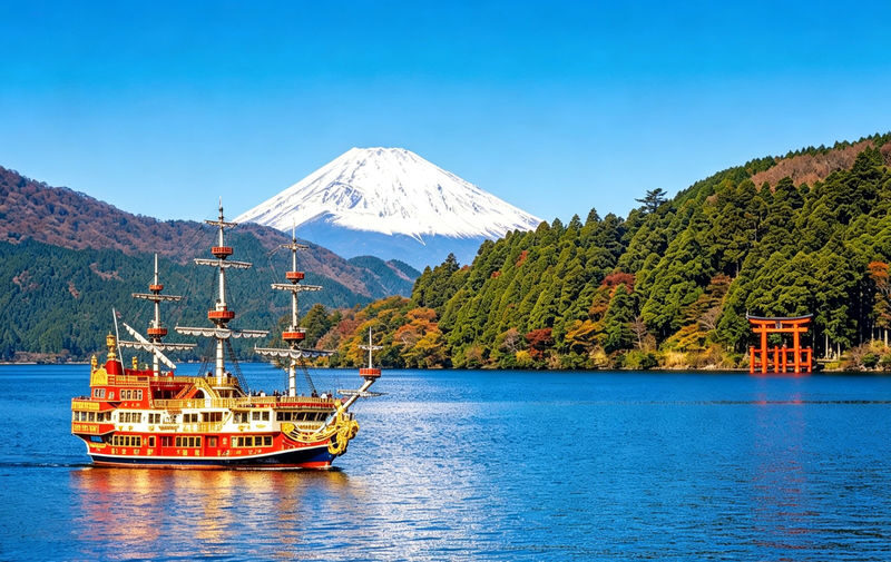 Departing from Tokyo: Mount Fuji Hakone Day Trip - Owakudani Ropeway, Hakone Shrine, Nichikawa Clock Shop, Arakurayama Sengen Park - One day, two Fuji regions