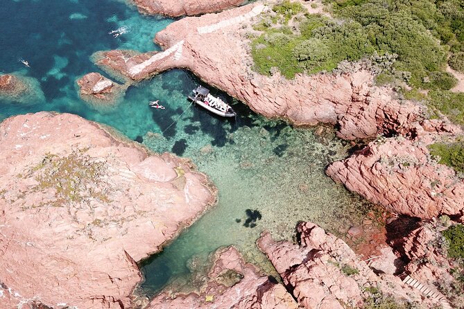 Departure From Saint-Raphaël - the Esterel Creeks - Swimming and Snorkeling Activities