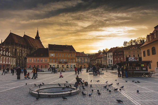 Departure Private Transfer From Brasov to Bucharest Airport OTP in Luxury Van - Pickup Point