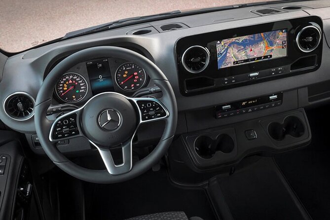 Departure Private Transfer Santorni to Santorini Airport JTR or Port by Sprinter - Selecting Date and Travelers