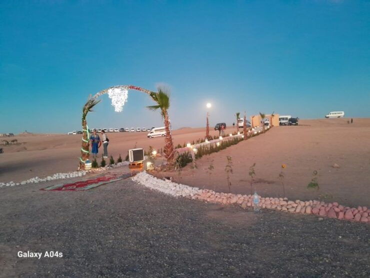 Desert Delights: Dinner & Show Spectacular in Agafay Desert - Duration and Booking Information