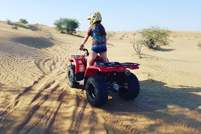Desert Safari Dubai , Quad Bike, Camel Ride & Al Khayma Camp - Pricing and Additional Information