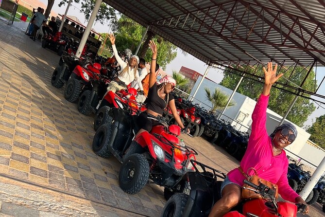 Desert Safari Dubai & Quad Bike With Dinner - Quad Bike Adventure and Dinner Setup