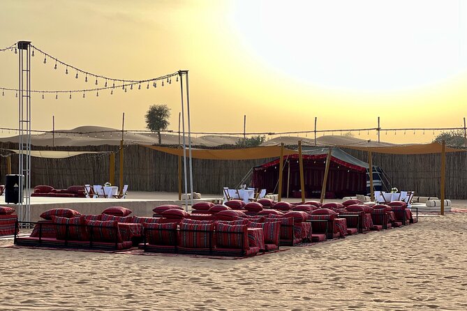 Desert Safari Dubai With BBQ - Dinner, Sandboarding - Al-fresco BBQ-Buffet Dinner