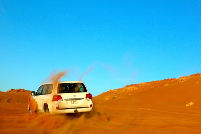Desert Safari Dubai With Dinner in PRIVATE Luxury 4*4 Vehicle - Pickup and Drop-Off From Your Hotel/Accommodation