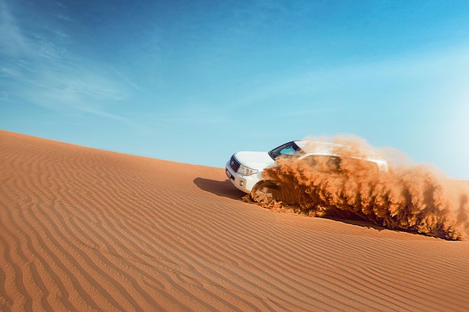 Desert Safari Dubai With Dune Bashing, Sandboarding, Camel Ride, 5 Shows, Dinner - Pickup Details and Locations