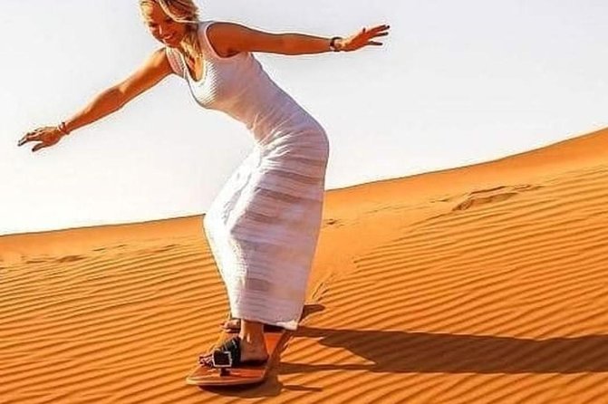 Desert Safari : Free Sandboarding, Camel Riding,BBQ Dinner Live Activities - Inclusions and Services Provided