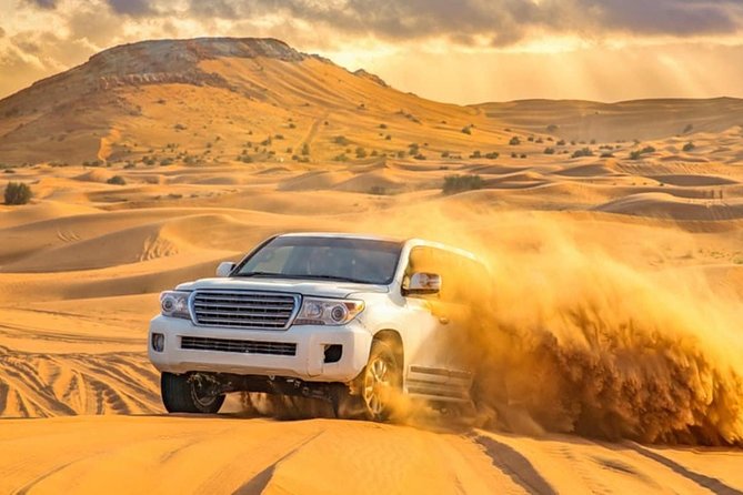 Desert Safari Tour, 6 Hour Fun, Family & Friends, Camel Ride & Dinner Included. - Thrilling Dune Bashing Session
