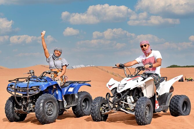 Desert Safari With 30 Minutes Quad Biking on High Red Dunes (Complete Package) - Home/Villa/Hotel Pickup/Dropoff