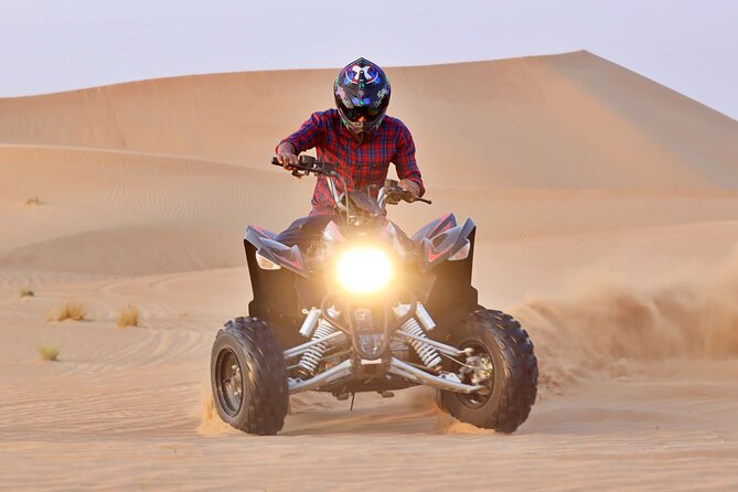 Desert Safari With BBQ Dinner, Quad Bike and Camel Ride Experience From Dubai - What to Expect