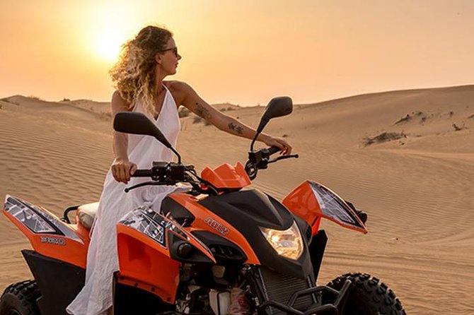 Desert Safari With BBQ Dinner, Quad Bike and Camel Ride Experience From Dubai - Common Questions