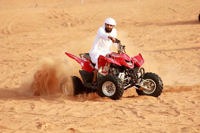 Desert Safari With BBQ Dinner, Quad Ride And And Sand-boarding - Exciting Quad Biking and Dune Bashing Experience