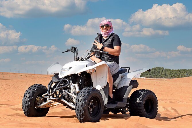 Desert Thrills: Dune Bashing, 30-min Quad Biking, Dances & BBQ - Overview and Inclusions