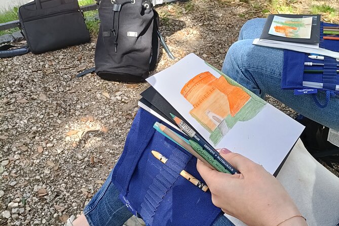 Design Your Own Postcard of Rome - Tour With Artistic Activity - Food and Beverage Options