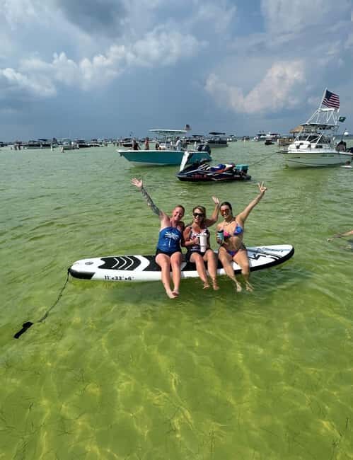 Destin: Crab Island Boat Adventure With Cruise Destin Bay - Frequently Asked Questions