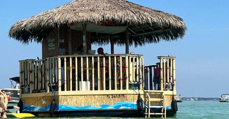 Destin: Crab Island & Dolphin Tour on Tiki Vessel - Experience Highlights