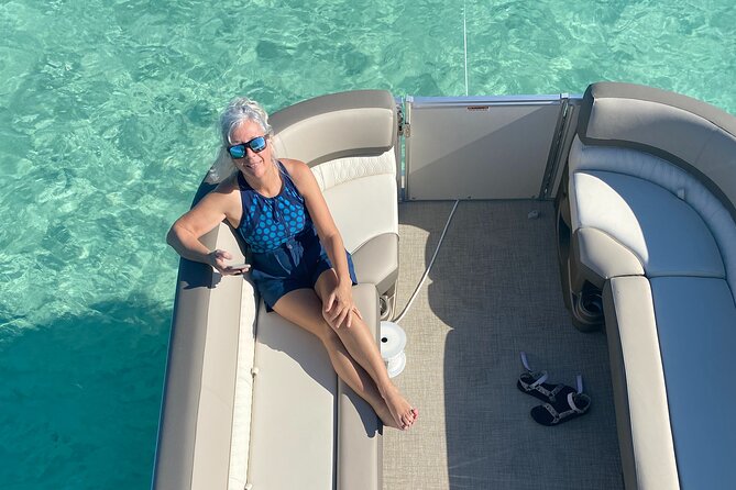 Destin- Private Chartered Slide Pontoon Boat-Up to 6 Guests - Cancellation Policy and Poor Weather