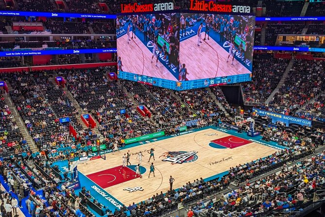 Detroit Pistons Basketball Game Ticket at Little Caesars Arena - Booking Process Guidelines