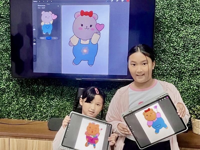 Digital Art Painting with Procreate Workshop in Singapore - Finding Doodlebit Sg at Boon Keng