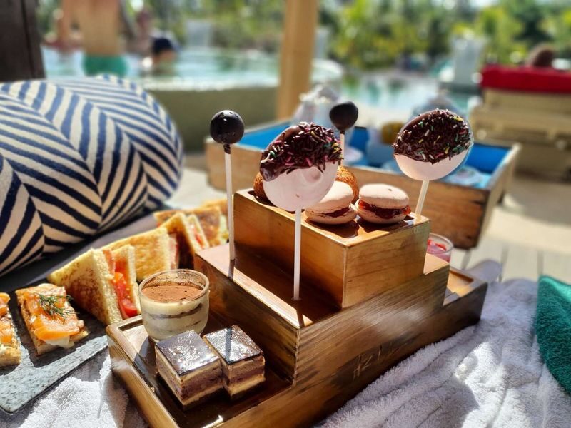 Dining & Tipsy Tea at Azul Beach Club Bali - What comes with the Tea Time package