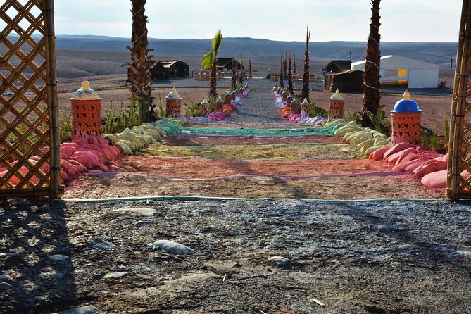 Dinner and Camel Ride in the Marrakech Agafay Desert - Authentic Moroccan Dinner