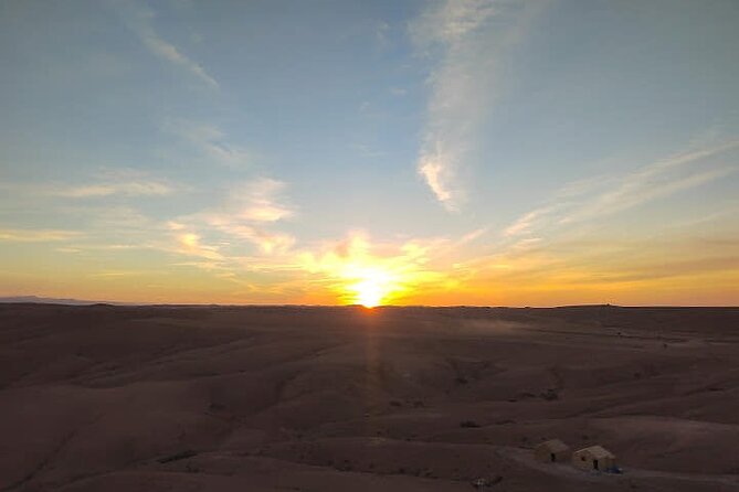 Dinner at Agafay Desert Fram Marrakech With Camel Ride and Sunset Views - Meeting and Pickup