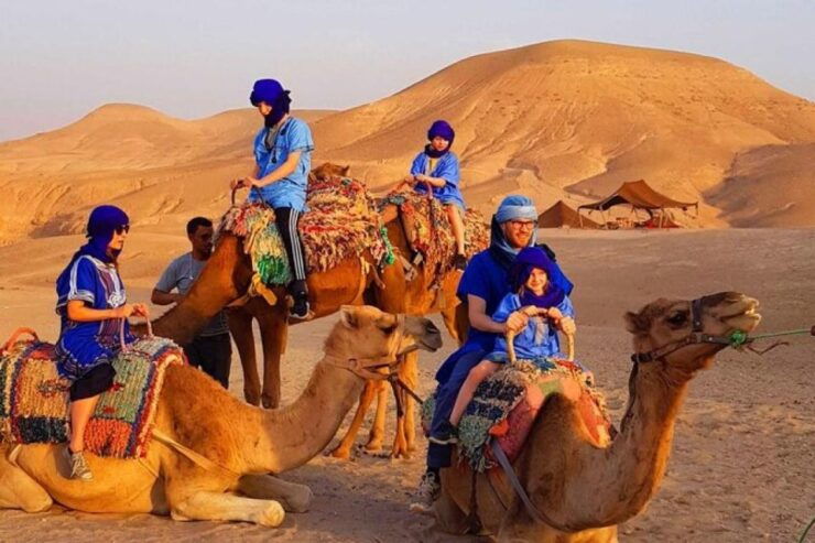 Dinner in Agafay Desert With Sunset and Camel,Show - Sunset Colors in Agafay Desert