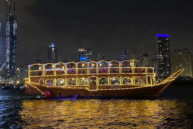 Dinner in the Boat At Dubai Marina - Lowest Price Guarantee