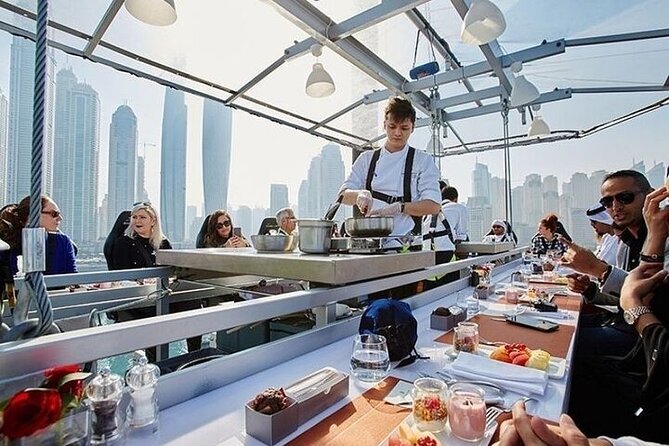 Dinner in the Sky Dubai - Lunch or Dinner With Transfers Option - Inclusions and Additional Info