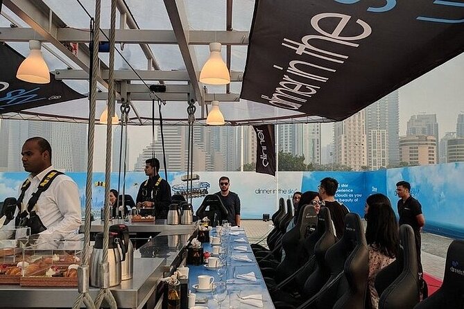 Dinner in the Sky Dubai - Lunch or Dinner With Transfers Option - What To Expect