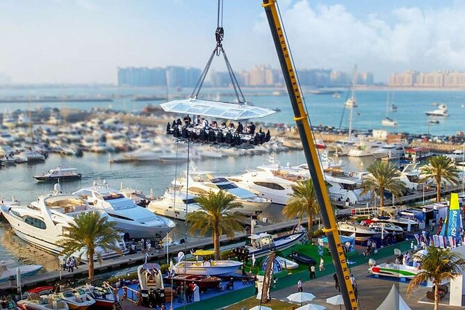 Dinner in the Sky Dubai - Lunch or Dinner With Transfers Option - Frequently Asked Questions