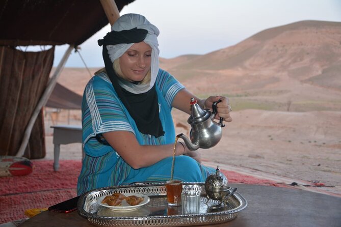 Dinner Show and Sunset Camel Riding Agafay Desert - Authentic Moroccan Snacks and Tea During the Tour