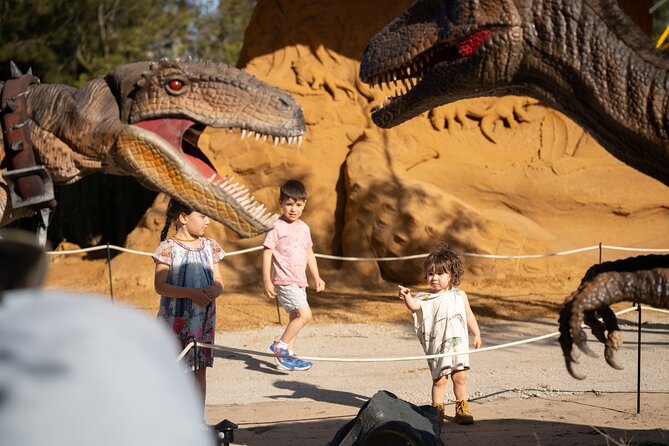 Dino in Sand With Park Entry - Real-time Availability Check