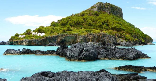 Dino Island & Arcomagno Eco-Boat Tour With Train - Transportation Details