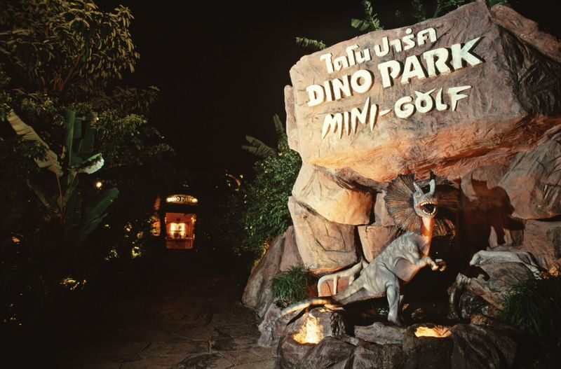 Dino Park Mini Golf Ticket in Phuket - Moving Dinosaurs, Sound Effects, and the Volcano