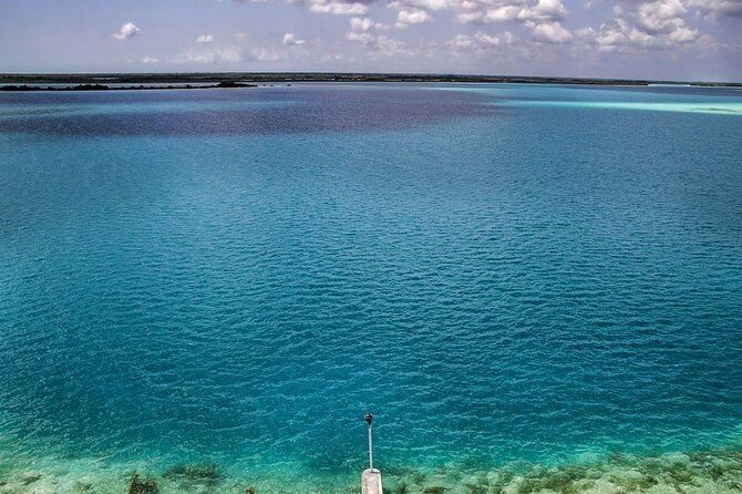 Discover Bacalar 7 Colors lagoon & Ponton Boat Ride from Tulum - Cenote Azul: A Shimmering Swim Spot