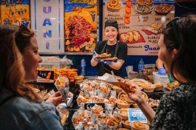 Discover Barcelonas Markets & Tapas With Your Personal Chef - Tapas Sampling in Traditional Bars